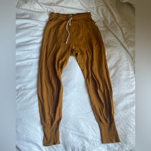 Bud Bud Press Mustard Yellow Sweat Pants M